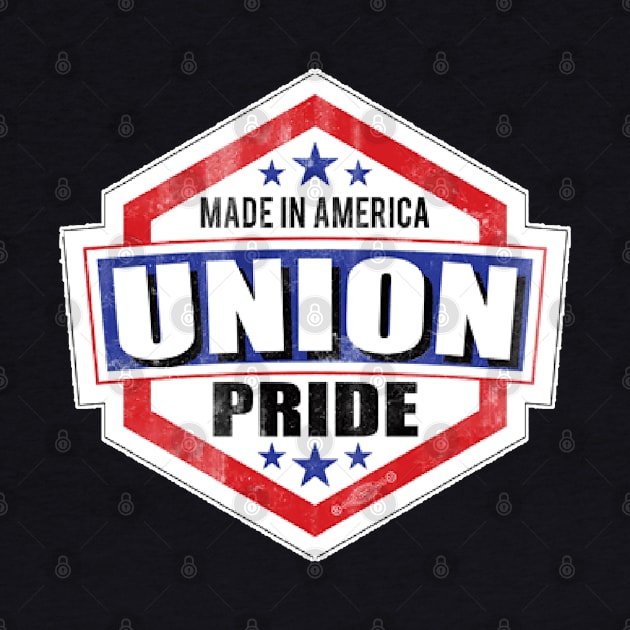 Union Pride Made in America by  The best hard hat stickers 